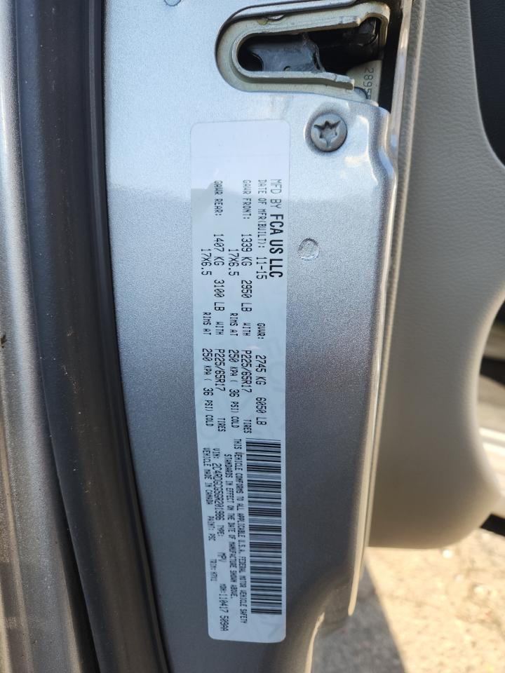 Lot #3317695096 2016 DODGE GRAND CARA