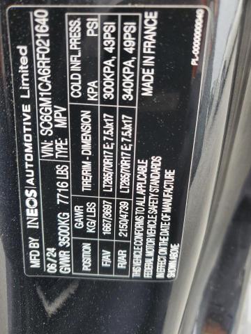 2024 INEOS AUTOMOTIVE LIMITED GRENADIER - SC6GM1CA6RF021640