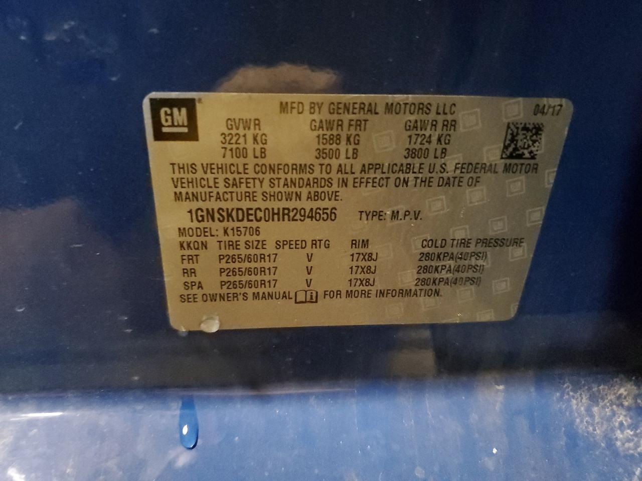 CHEVROLET TAHOE POLICE