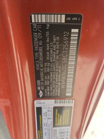 2012 MINI COOPER #3283992907