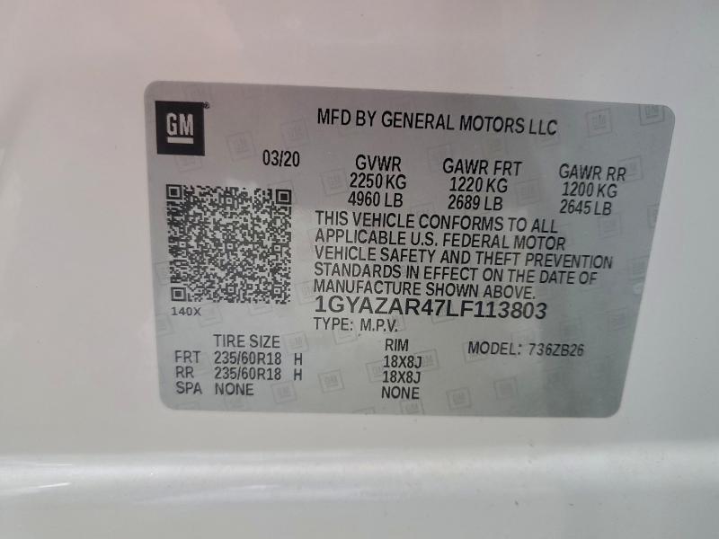 2020 CADILLAC XT4 LUXURY #3296244444