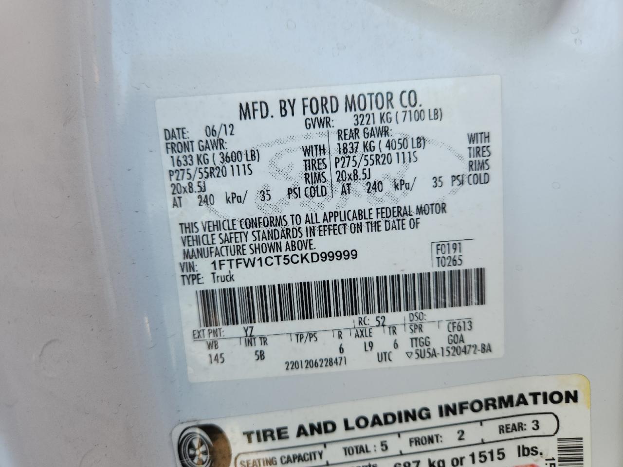 FORD F-150 SUPERCREW