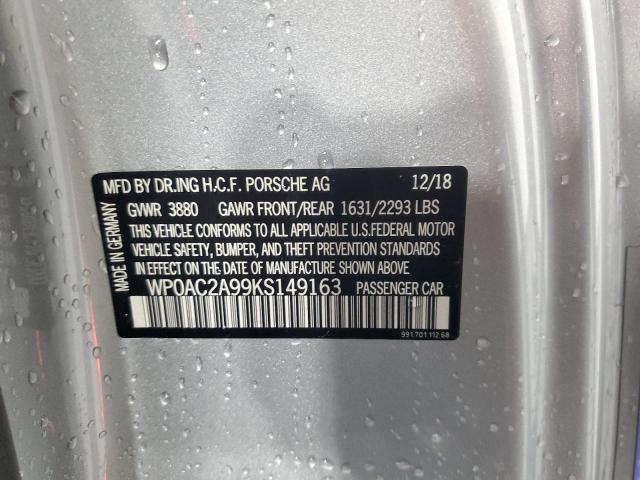 2019 PORSCHE 911 GT3 RS #3292426584