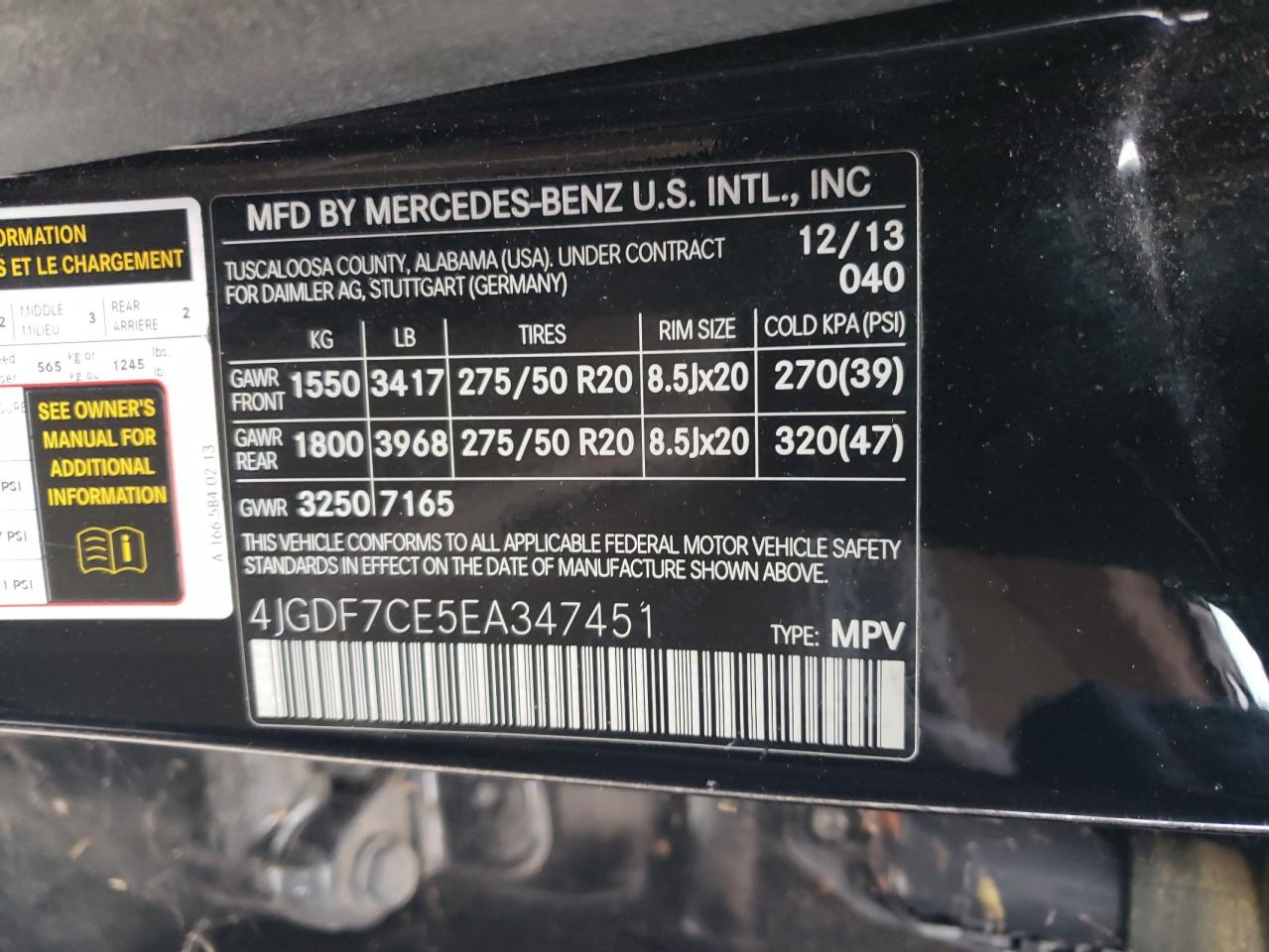 MERCEDES-BENZ GL-CLASS 450 4MATIC