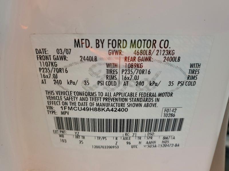 2008 FORD ESCAPE HEV #3303555039