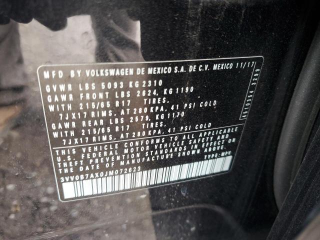 2018 VOLKSWAGEN TIGUAN S #3302749029