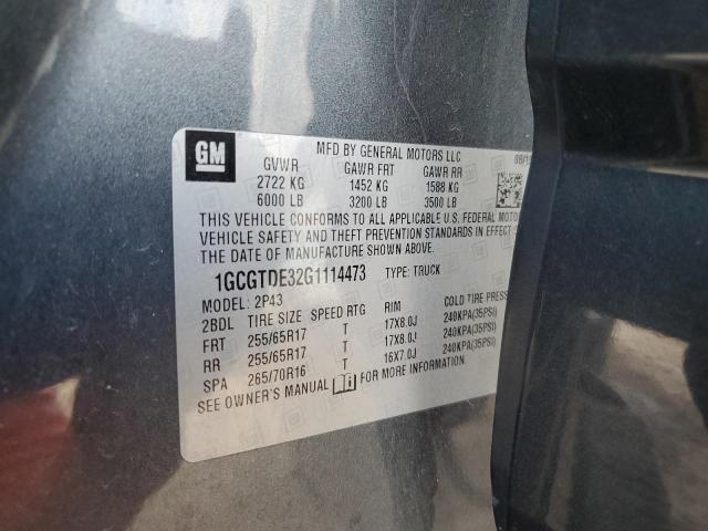 2016 CHEVROLET COLORADO Z #3285422841