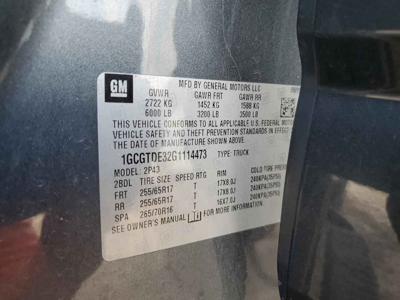 CHEVROLET COLORADO Z71