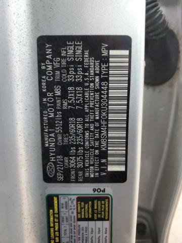 2019 HYUNDAI SANTA FE X #3291279959