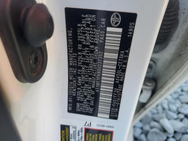 2013 TOYOTA CAMRY L #3291421134