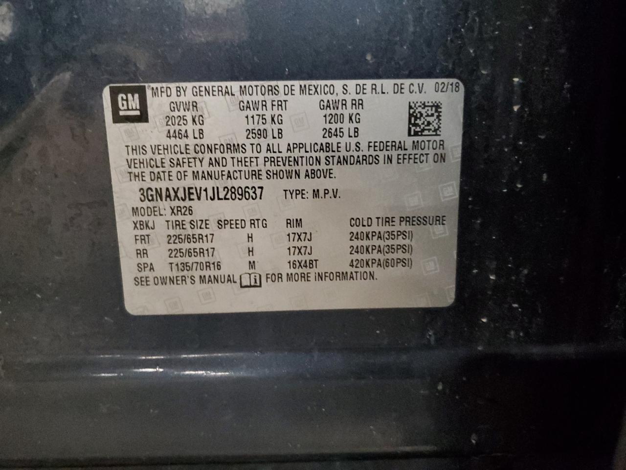 CHEVROLET EQUINOX LT