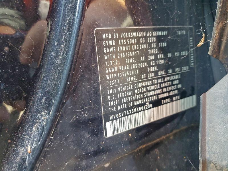 2017 VOLKSWAGEN TIGUAN WOL #3303644930