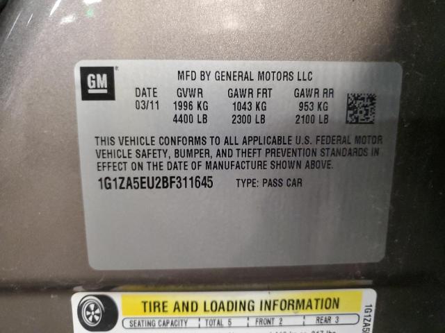 2011 CHEVROLET MALIBU LS #3292312295