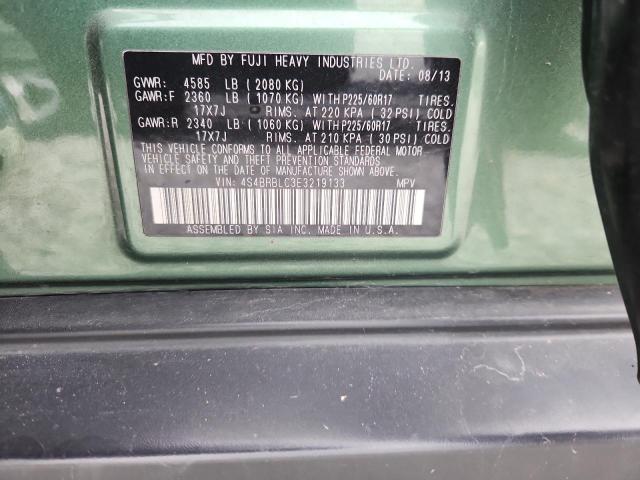 2014 SUBARU OUTBACK 2. - 4S4BRBLC3E3219133