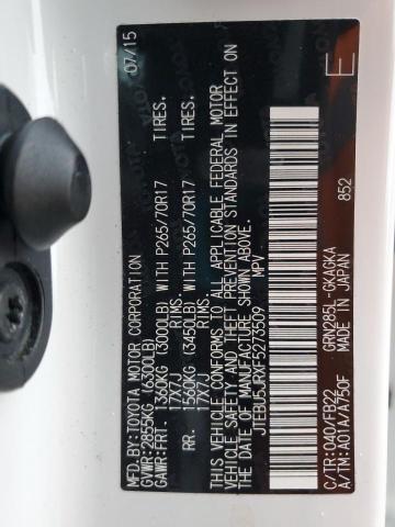 2015 TOYOTA 4RUNNER SR #3302963648