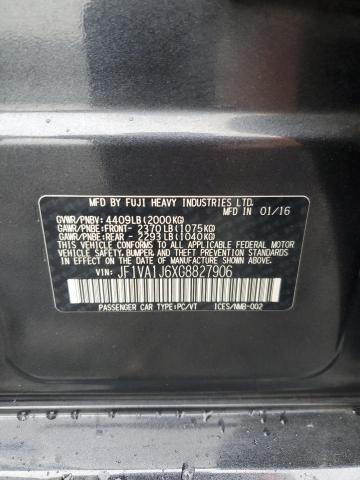 2016 SUBARU WRX LIMITE #3292440695