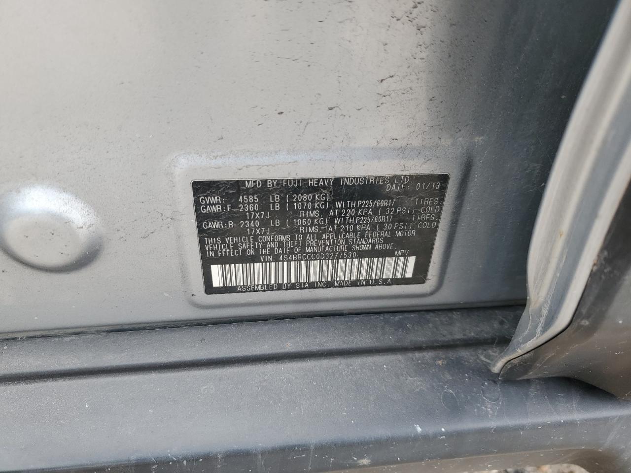 SUBARU OUTBACK 2.5I PREMIUM