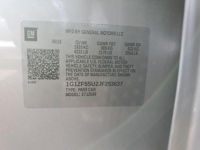 2018 CHEVROLET MALIBU HYB #3291339183