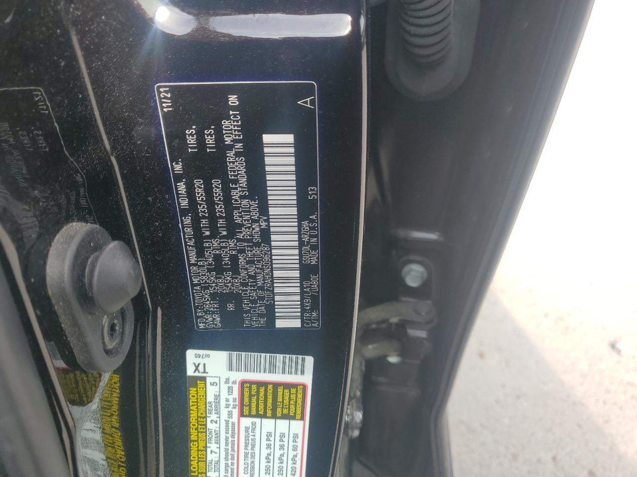 TOYOTA HIGHLANDER PLATINUM