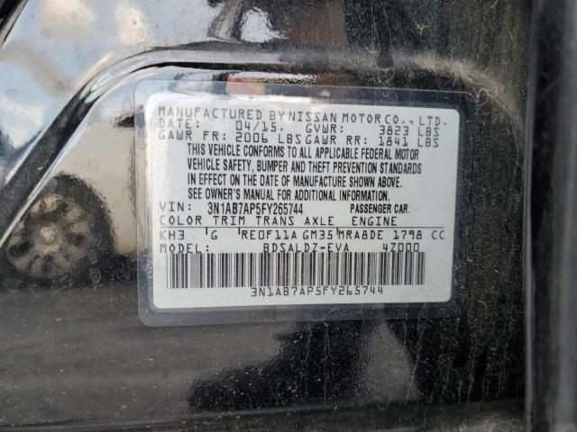 2015 NISSAN SENTRA S #3309447981