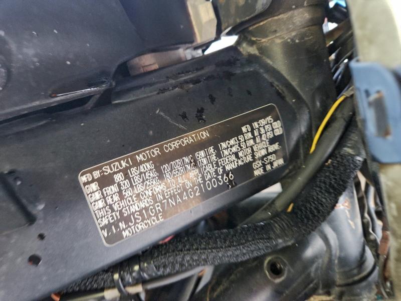 2016 SUZUKI GSX-S750 #3310470063