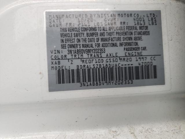 2021 NISSAN SENTRA SR #3302948643