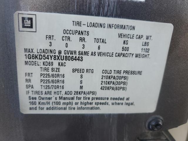 1999 CADILLAC DEVILLE #3282478943