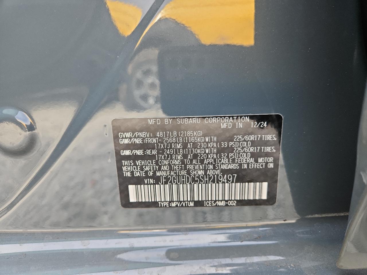 SUBARU CROSSTREK PREMIUM