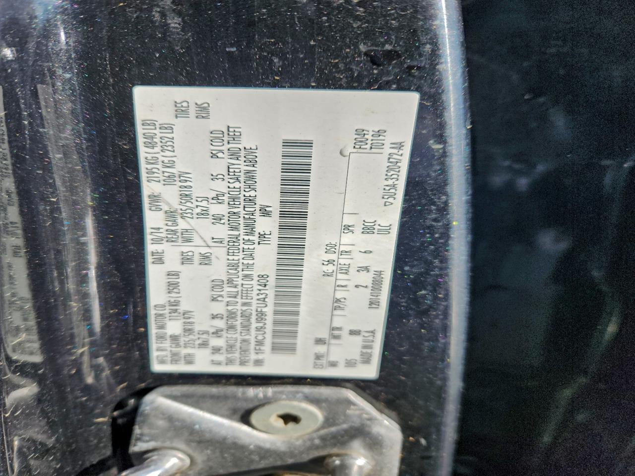 FORD ESCAPE TITANIUM