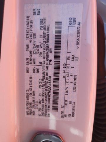 2021 FORD ESCAPE S #3311513231