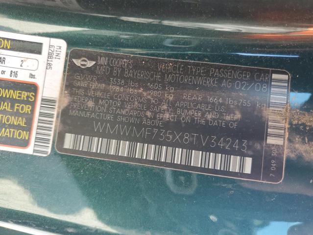 2008 MINI COOPER S #3283906378