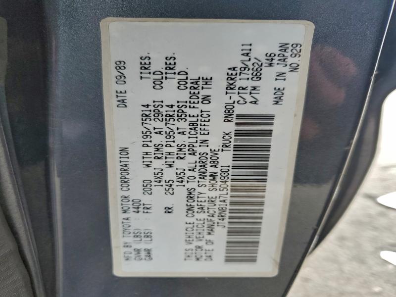 1990 TOYOTA PICKUP 1/2 #3311444337