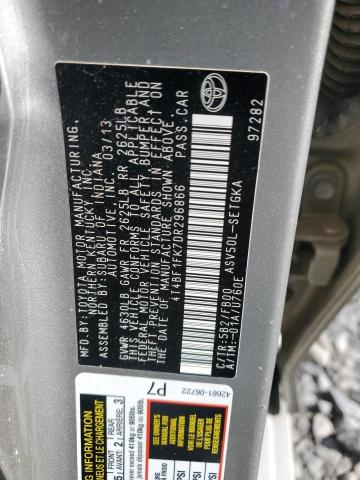 2013 TOYOTA CAMRY L #3294407532