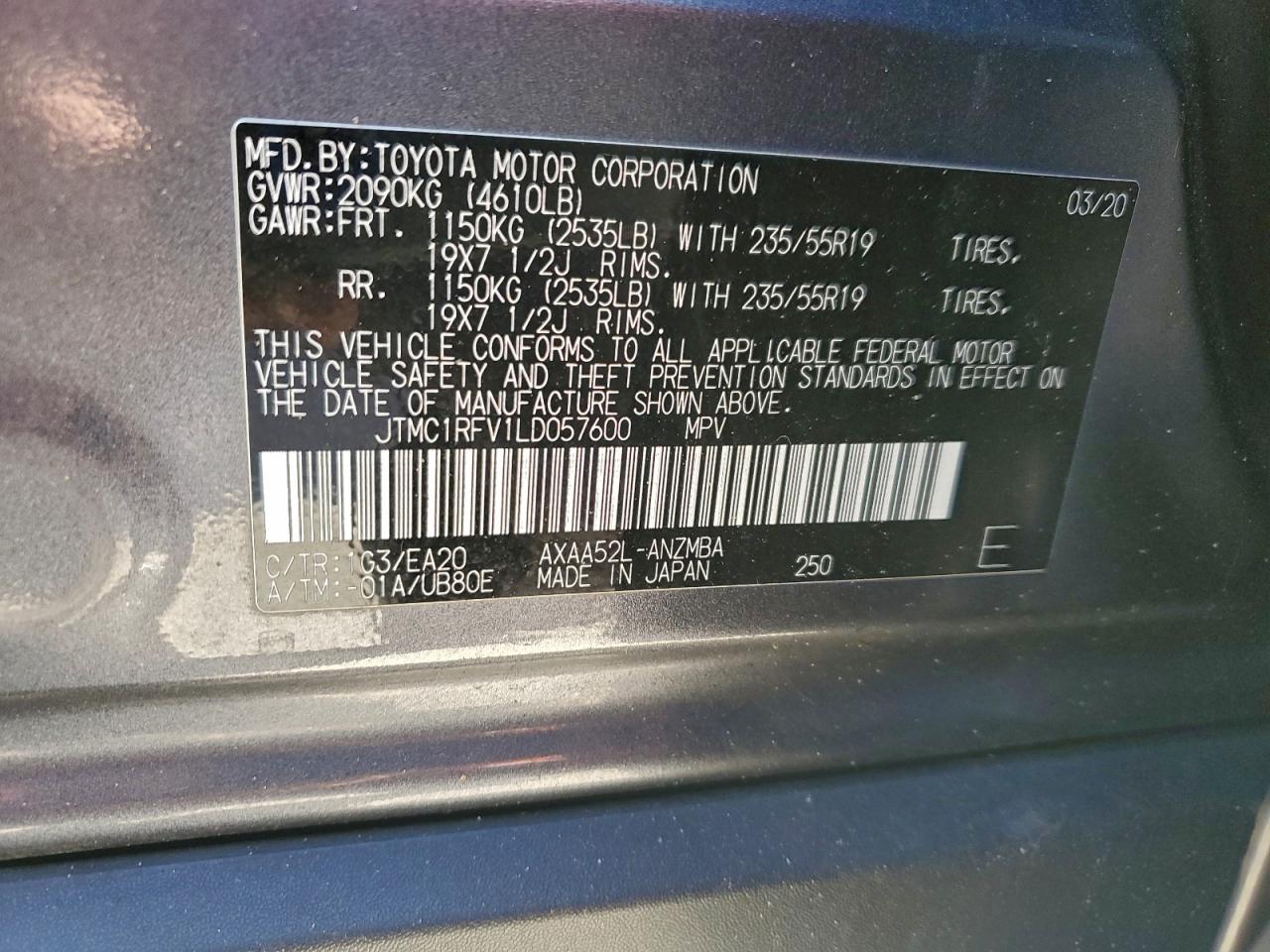 TOYOTA RAV4 XLE PREMIUM