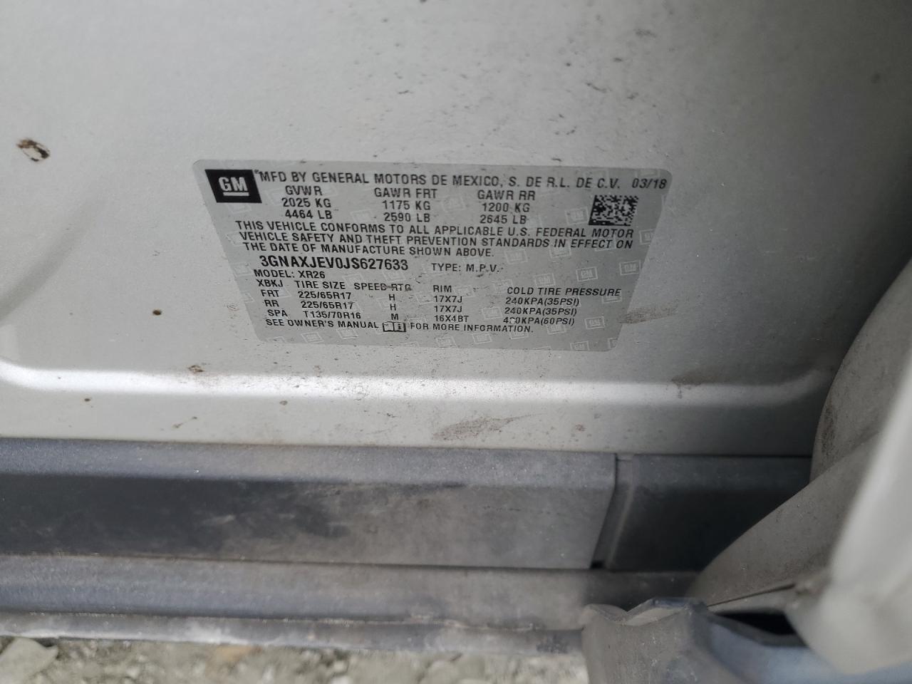 CHEVROLET EQUINOX LT