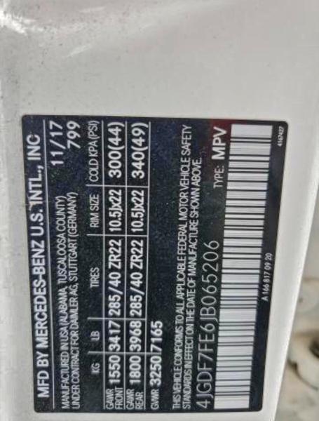 2018 MERCEDES-BENZ GLS 63 AMG #3297007345