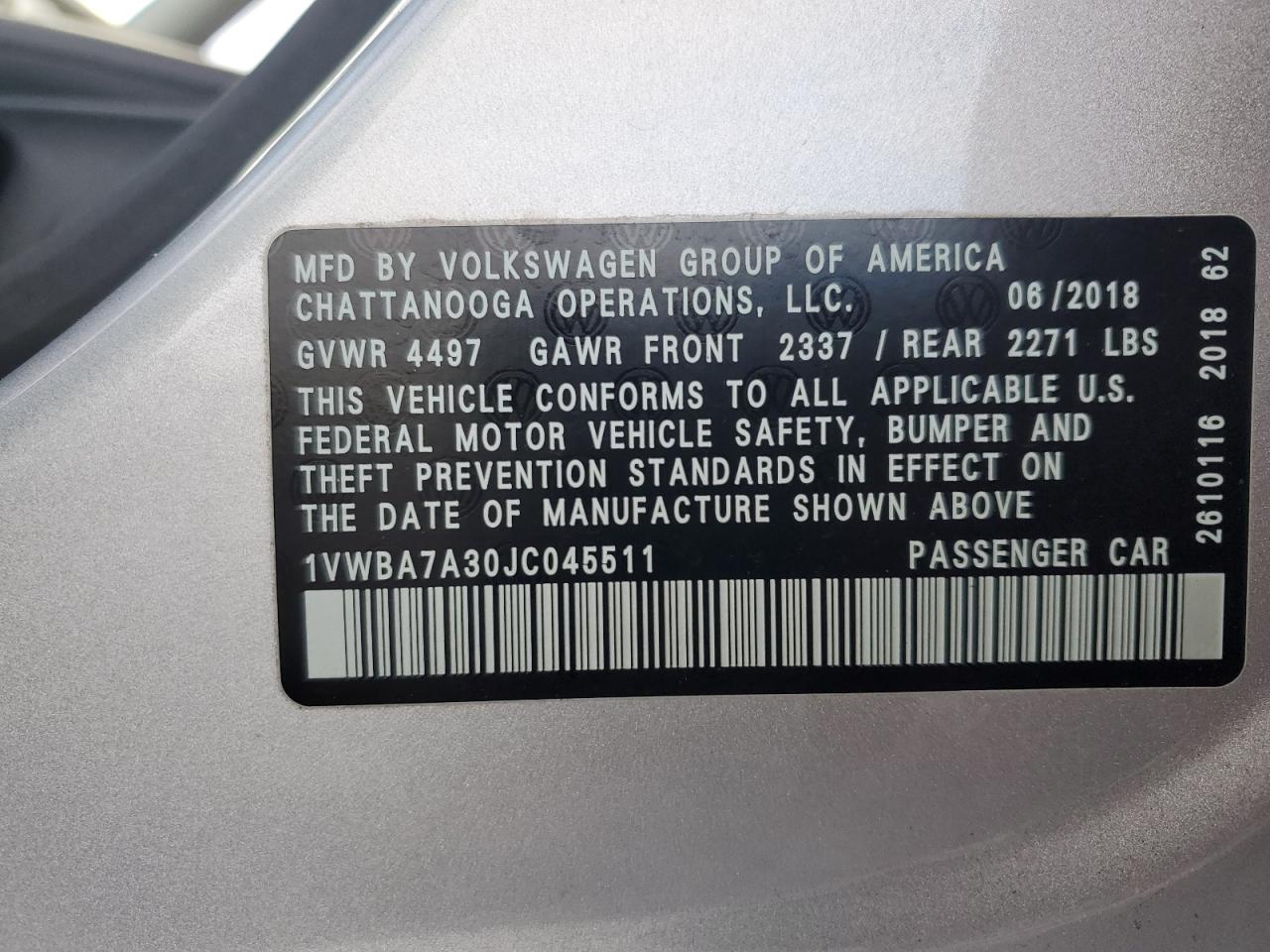 VOLKSWAGEN PASSAT SE