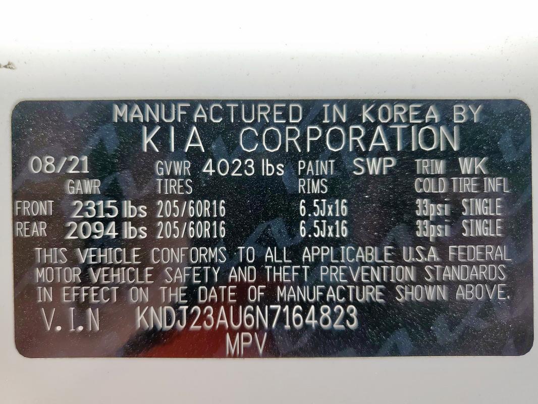 2022 KIA SOUL LX #3303046710