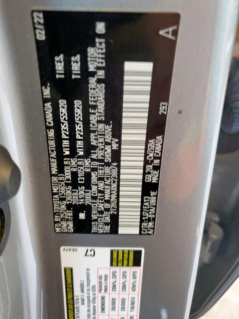 2022 LEXUS RX 350 #3302985613