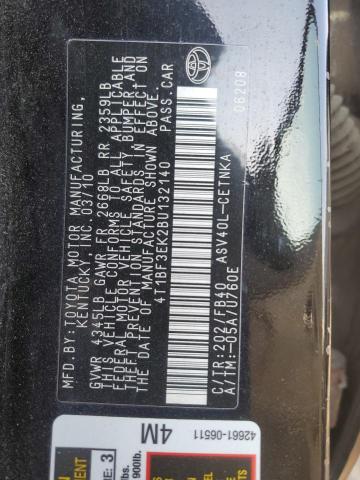 2011 TOYOTA CAMRY BASE #3293524407