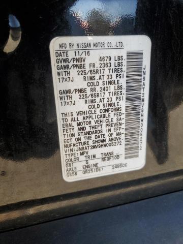 2017 NISSAN ROGUE S #3302948659