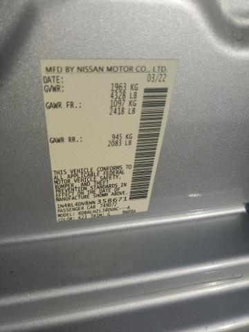 2022 NISSAN ALTIMA SV #3301834457