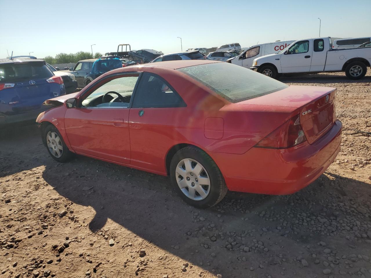 Lot #3298153275 2002 HONDA CIVIC EX