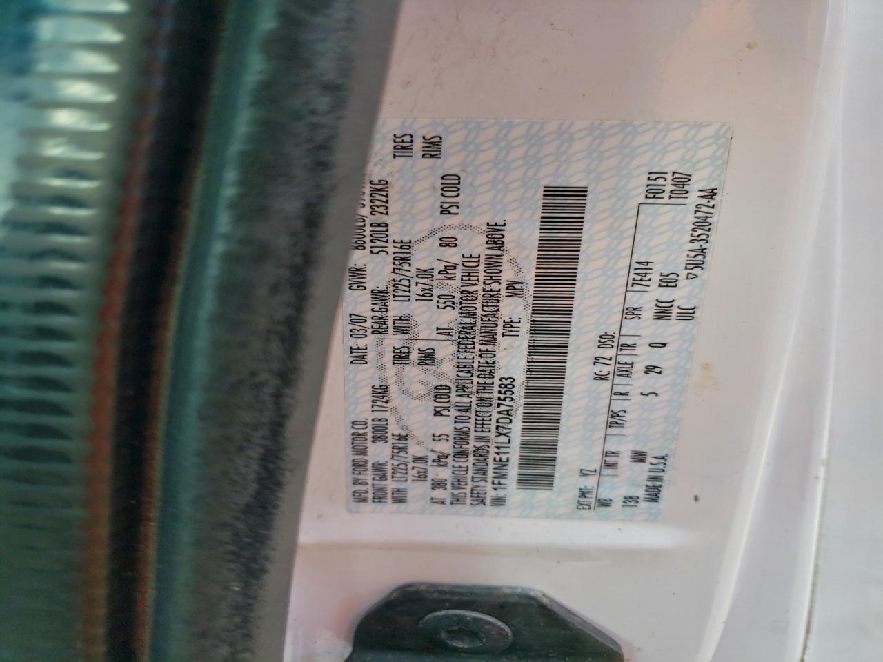 Lot #3298093133 2007 FORD ECONOLINE