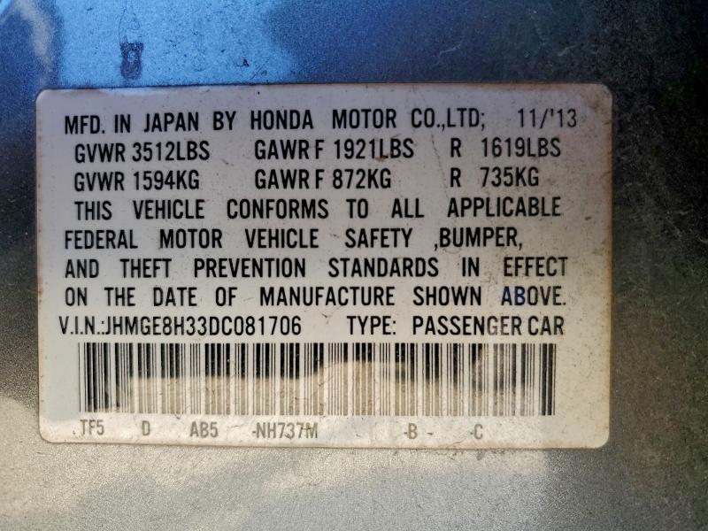 2013 HONDA FIT #3301592630