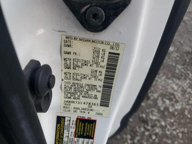 2012 NISSAN FRONTIER S #3304698960