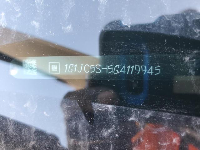 2016 CHEVROLET SONIC LT #3292395315