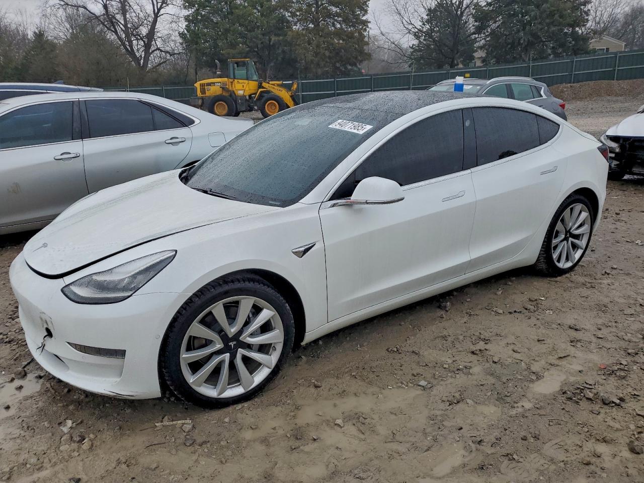 Lot #3311690273 2020 TESLA MODEL 3