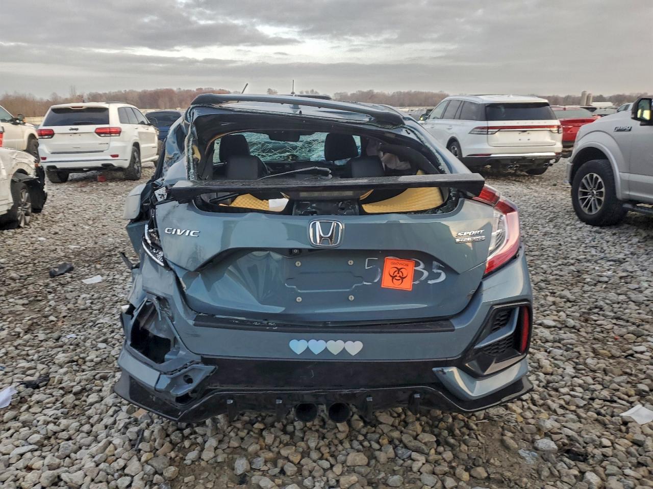 Lot #3309326996 2020 HONDA CIVIC SPOR