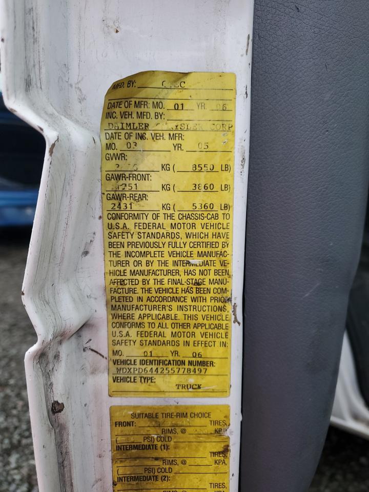 Lot #3280469222 2005 DODGE SPRINTER 2